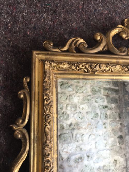 ATTRACTIVE GILT FRAMED WALL MIRROR - ADDITIONAL PHOTO 2