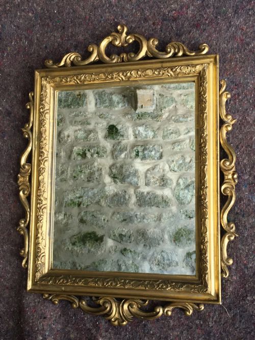ATTRACTIVE GILT FRAMED WALL MIRROR - ADDITIONAL PHOTO 4