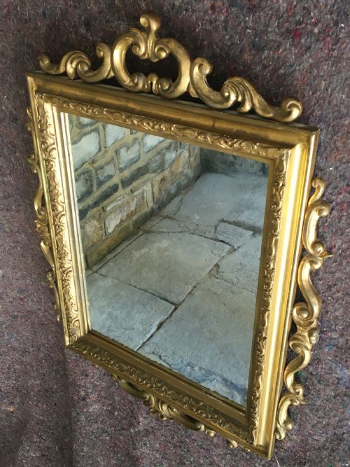 ATTRACTIVE GILT FRAMED WALL MIRROR - ADDITIONAL PHOTO 6