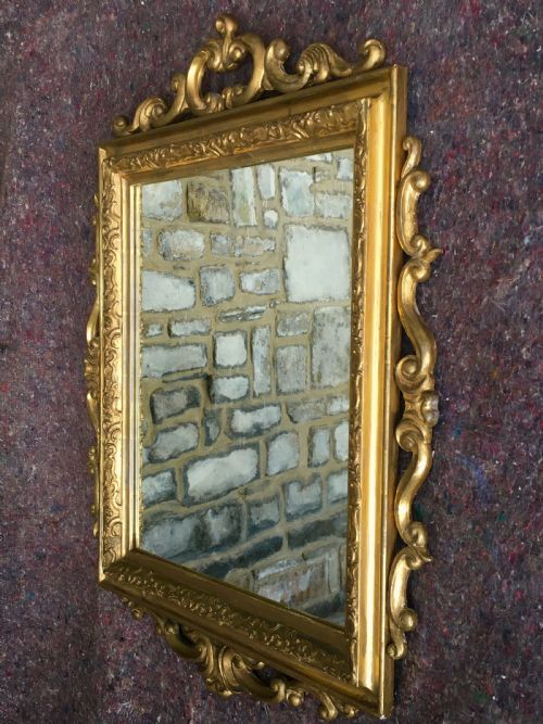 ATTRACTIVE GILT FRAMED WALL MIRROR - ADDITIONAL PHOTO 7