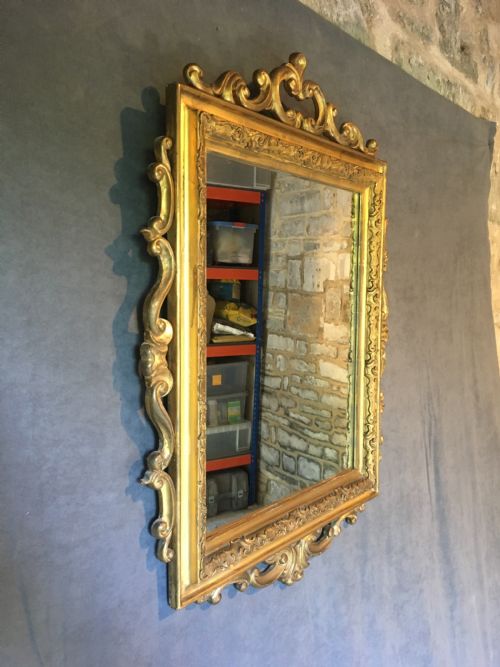 ATTRACTIVE GILT FRAMED WALL MIRROR - ADDITIONAL PHOTO 10