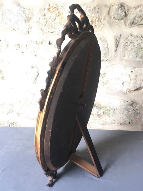 C19TH OVAL GILT FRAMED MIRROR - ADDITIONAL PHOTO 26