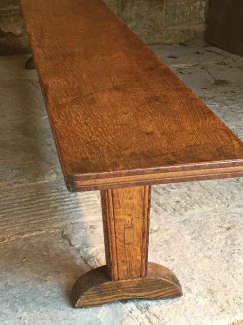 A LONG OAK BENCH - ADDITIONAL PHOTO 22
