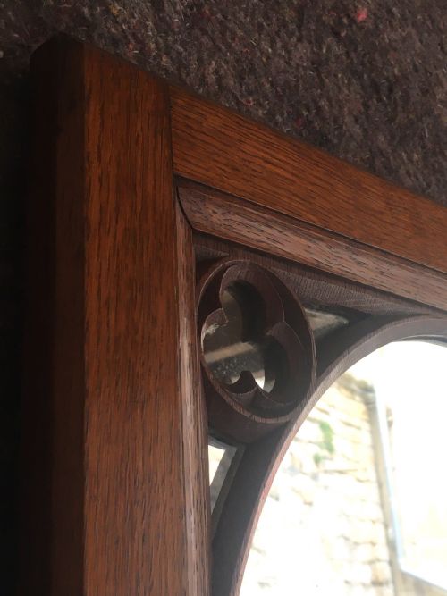 VICTORIAN GOTHIC WALL MIRROR - ADDITIONAL PHOTO 2