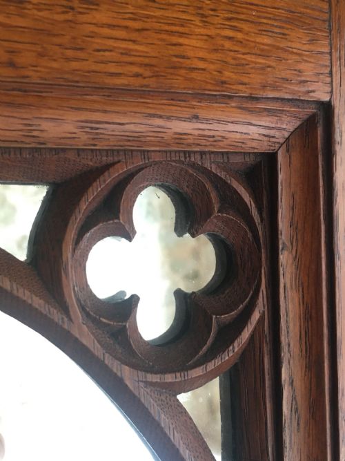 VICTORIAN GOTHIC WALL MIRROR - ADDITIONAL PHOTO 16
