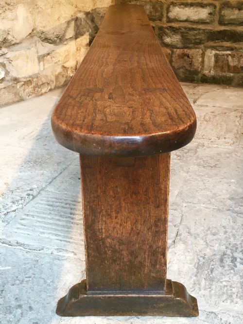 A BEAUTIFUL 19TH CENTURY BENCH - ADDITIONAL PHOTO 10