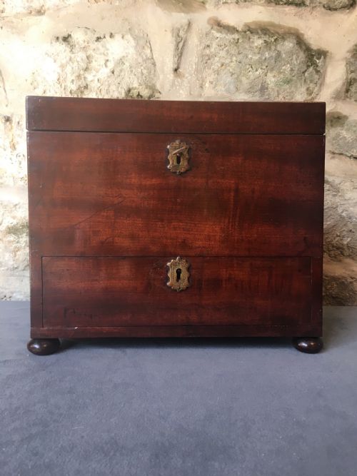 BEAUTIFUL MAHOGANY JEWELLERY BOX - ADDITIONAL PHOTO 23
