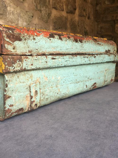 EARLY C20TH PAINTED TRUNK - ADDITIONAL PHOTO 17