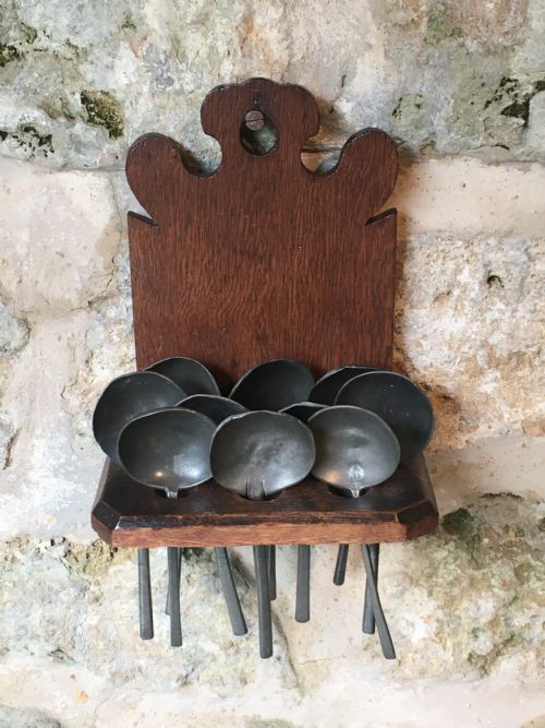 C19TH SPOON RACK 10 SPOONS - ADDITIONAL PHOTO 21
