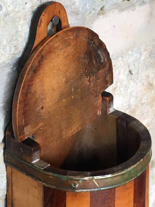 TREEN A SCOTTISH SALT BOX - ADDITIONAL PHOTO 12