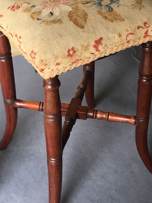 A BEAUTIFUL DRESSING TABLE STOOL - ADDITIONAL PHOTO 14