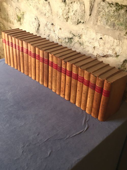 a run of 23 leatherbound books - CATEGORY: ANTIQUE MISCELLANEOUS - DATED 1860