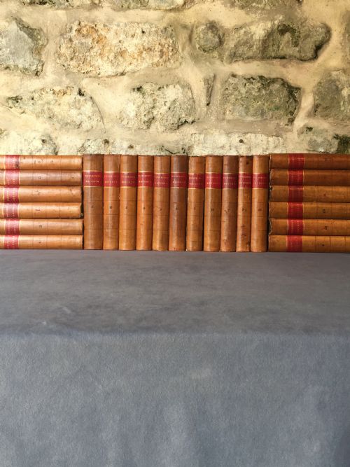 A RUN OF 23 LEATHERBOUND BOOKS - ADDITIONAL PHOTO 2
