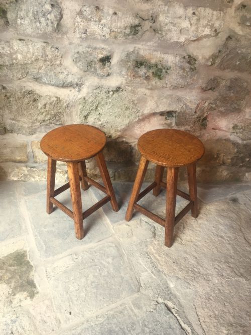 pair of low tables - CATEGORY: ANTIQUE STOOLS - DATED 1930