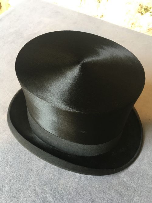 SILK TOP HAT BOX IN SUPERB CONDITION - ADDITIONAL PHOTO 19