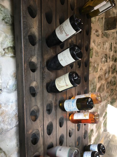 WALLHANGING SOLID OAK WINE RACK - ADDITIONAL PHOTO 3
