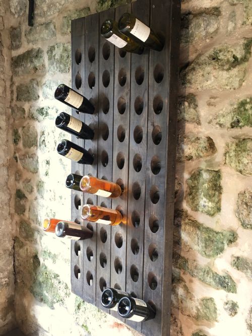 WALLHANGING SOLID OAK WINE RACK - ADDITIONAL PHOTO 6