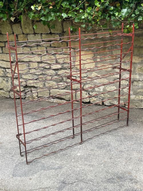 superb edwardian wine rack - CATEGORY: ANTIQUE MISCELLANEOUS - DATED EDWARDIAN