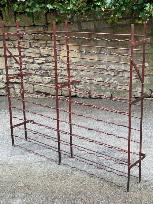 SUPERB EDWARDIAN WINE RACK - ADDITIONAL PHOTO 1