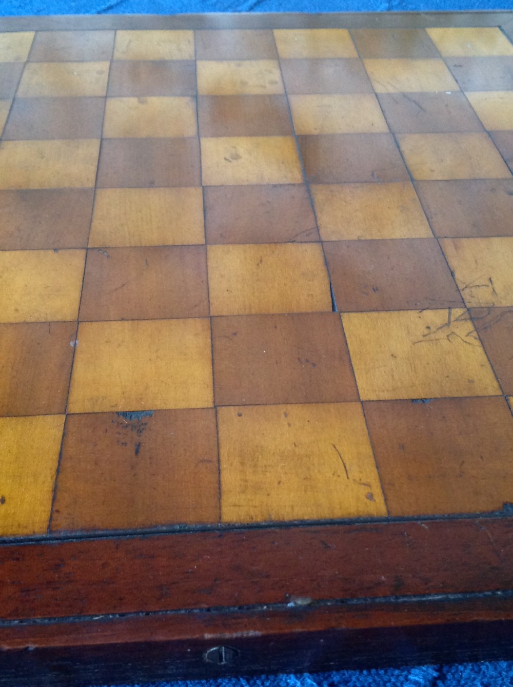 Superb Edwardian Chess Board View II
