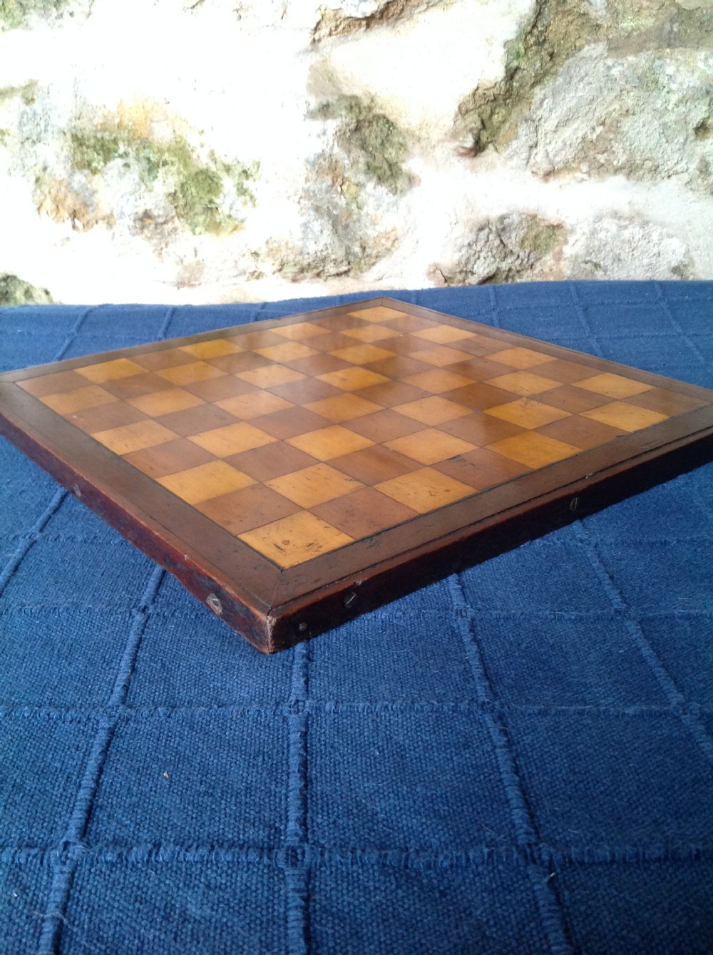 Superb Edwardian Chess Board View VII