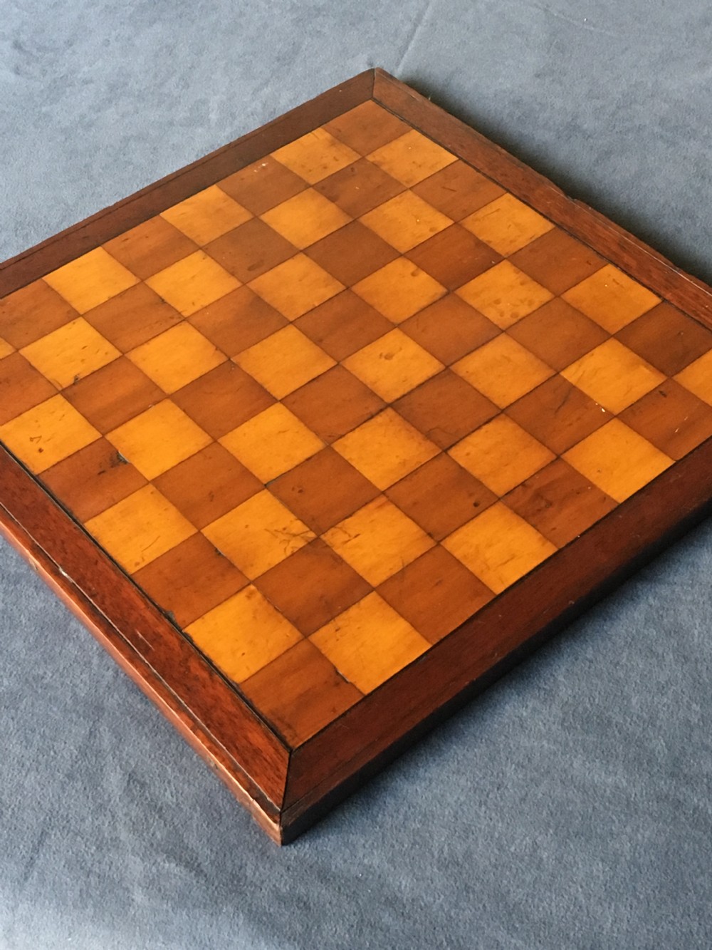Superb Edwardian Chess Board View XIV