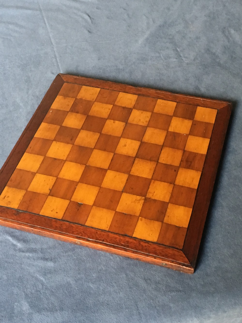 Superb Edwardian Chess Board View VIII