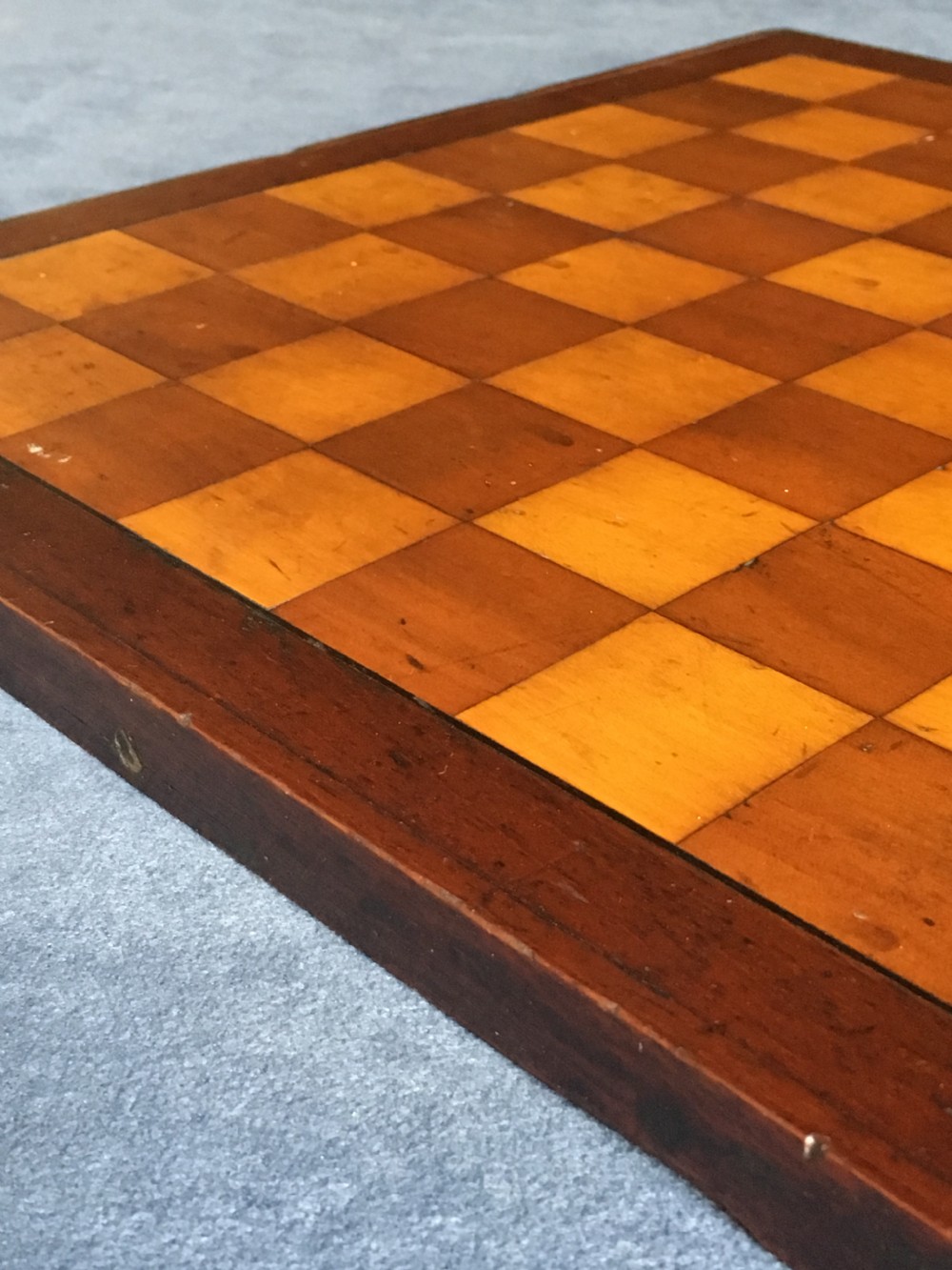 Superb Edwardian Chess Board View XIII