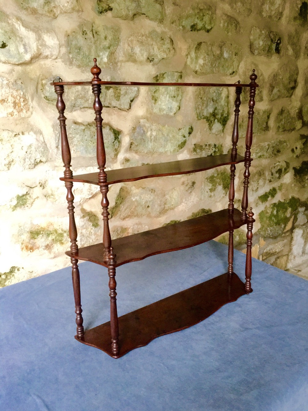  Stunning set of Serpentine-Fronted Wall Shelves  View IV