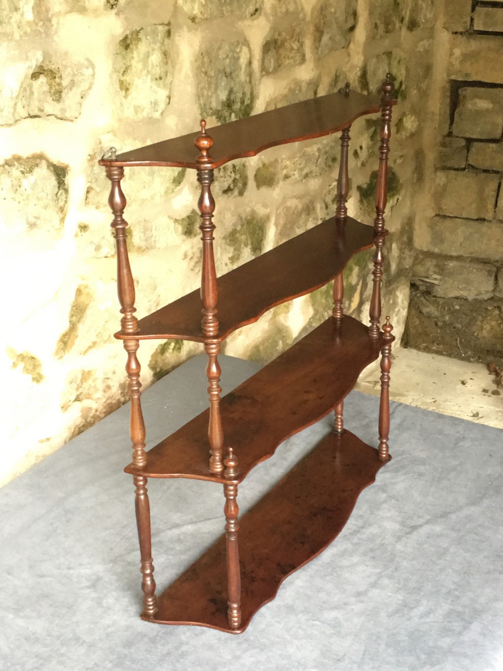  Stunning set of Serpentine-Fronted Wall Shelves  View VI