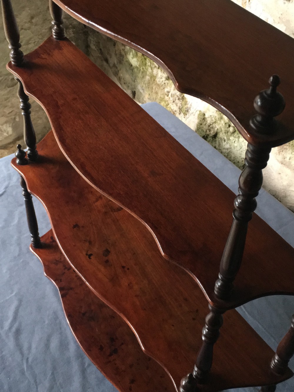  Stunning set of Serpentine-Fronted Wall Shelves  View VIII