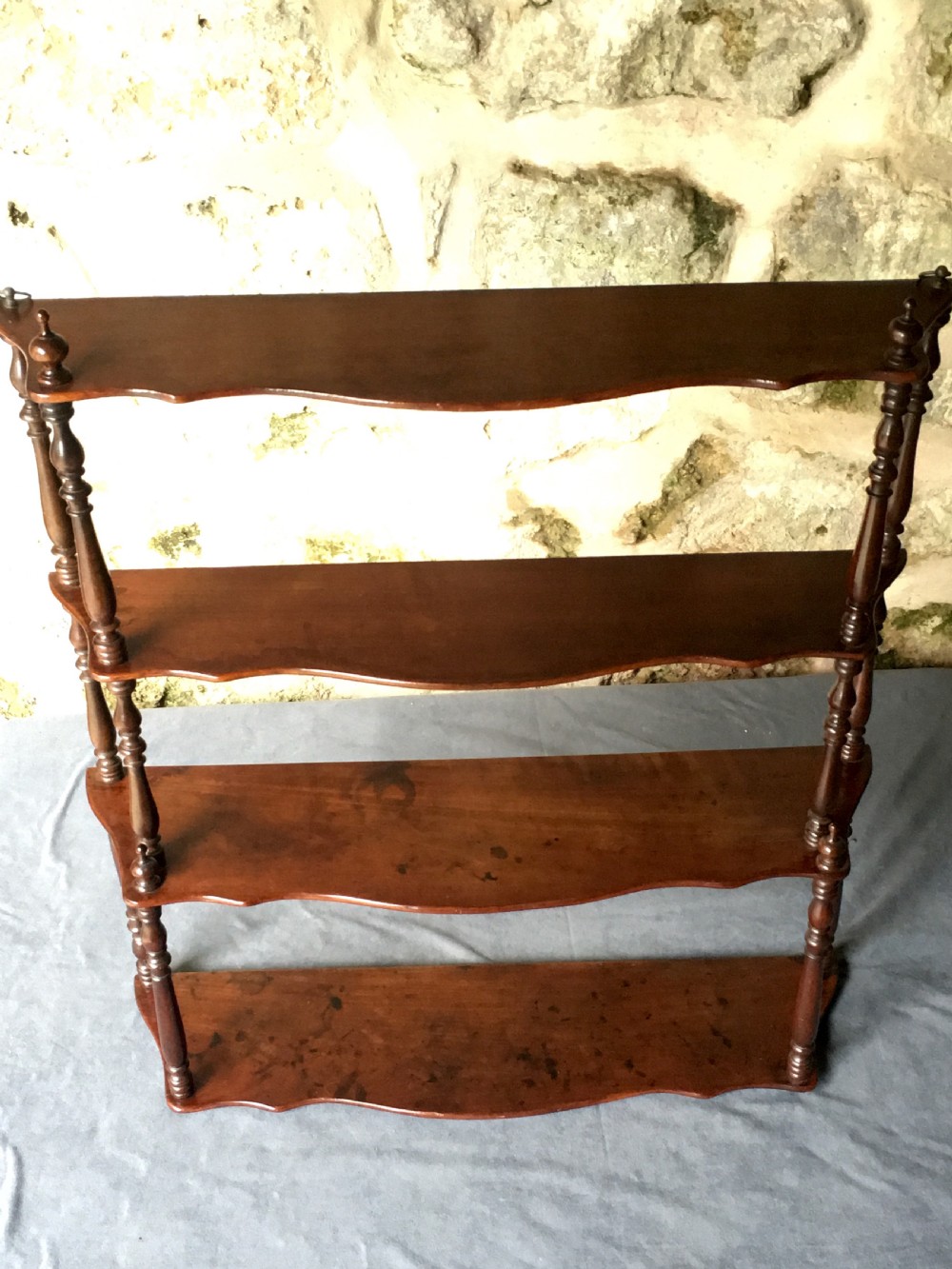  Stunning set of Serpentine-Fronted Wall Shelves  View XI