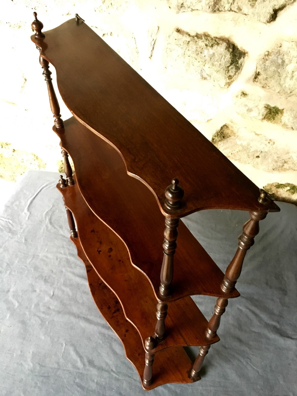  Stunning set of Serpentine-Fronted Wall Shelves  View XIV