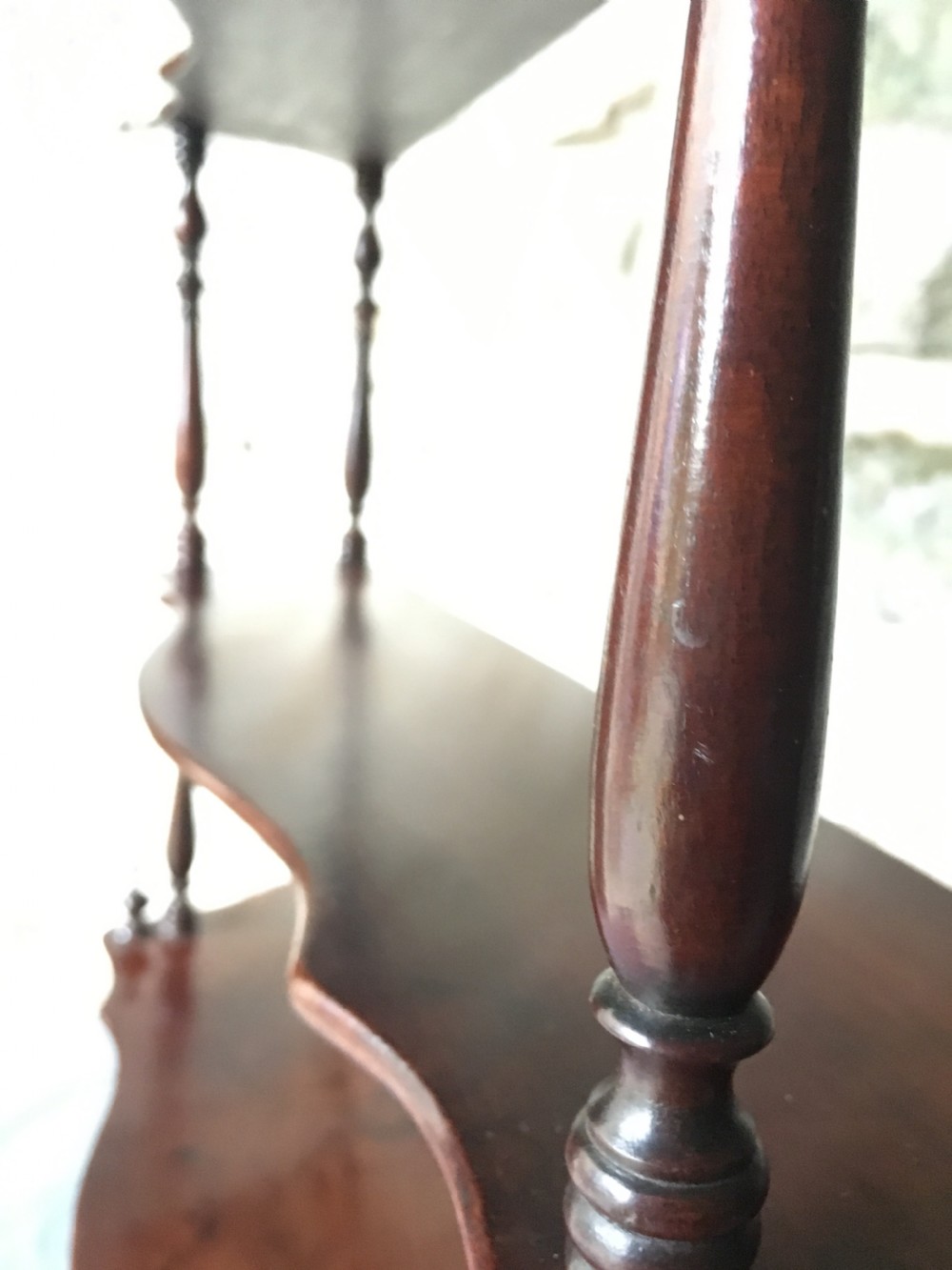  Stunning set of Serpentine-Fronted Wall Shelves  View XV