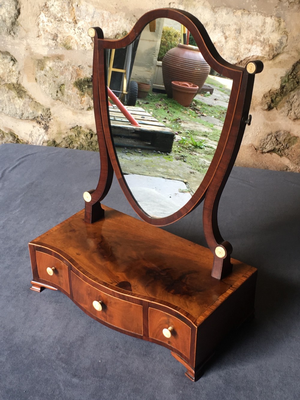 Dressing table mirror or toilet mirror