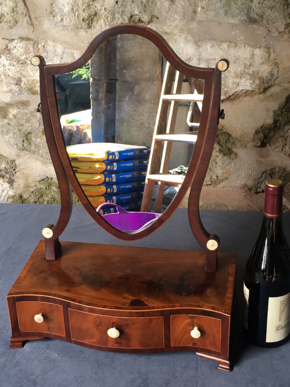 Dressing table mirror or toilet mirror View XII