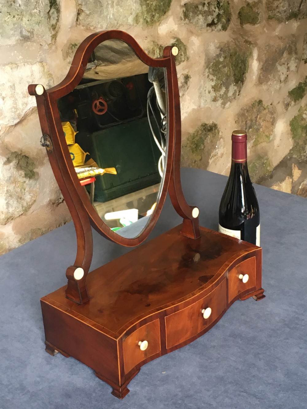 Dressing table mirror or toilet mirror View XIII