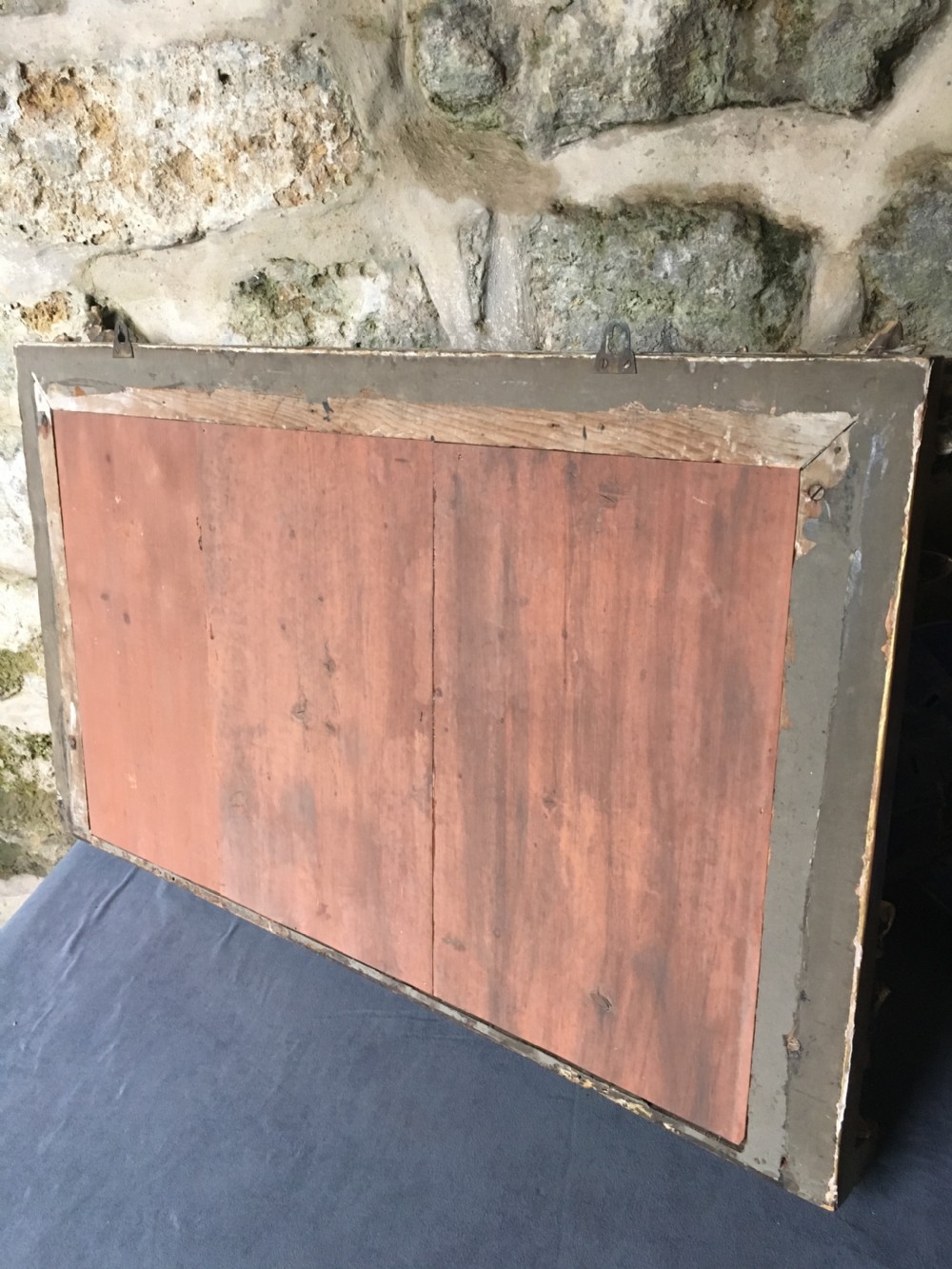 Small gilded overmantel mirror View XVIII