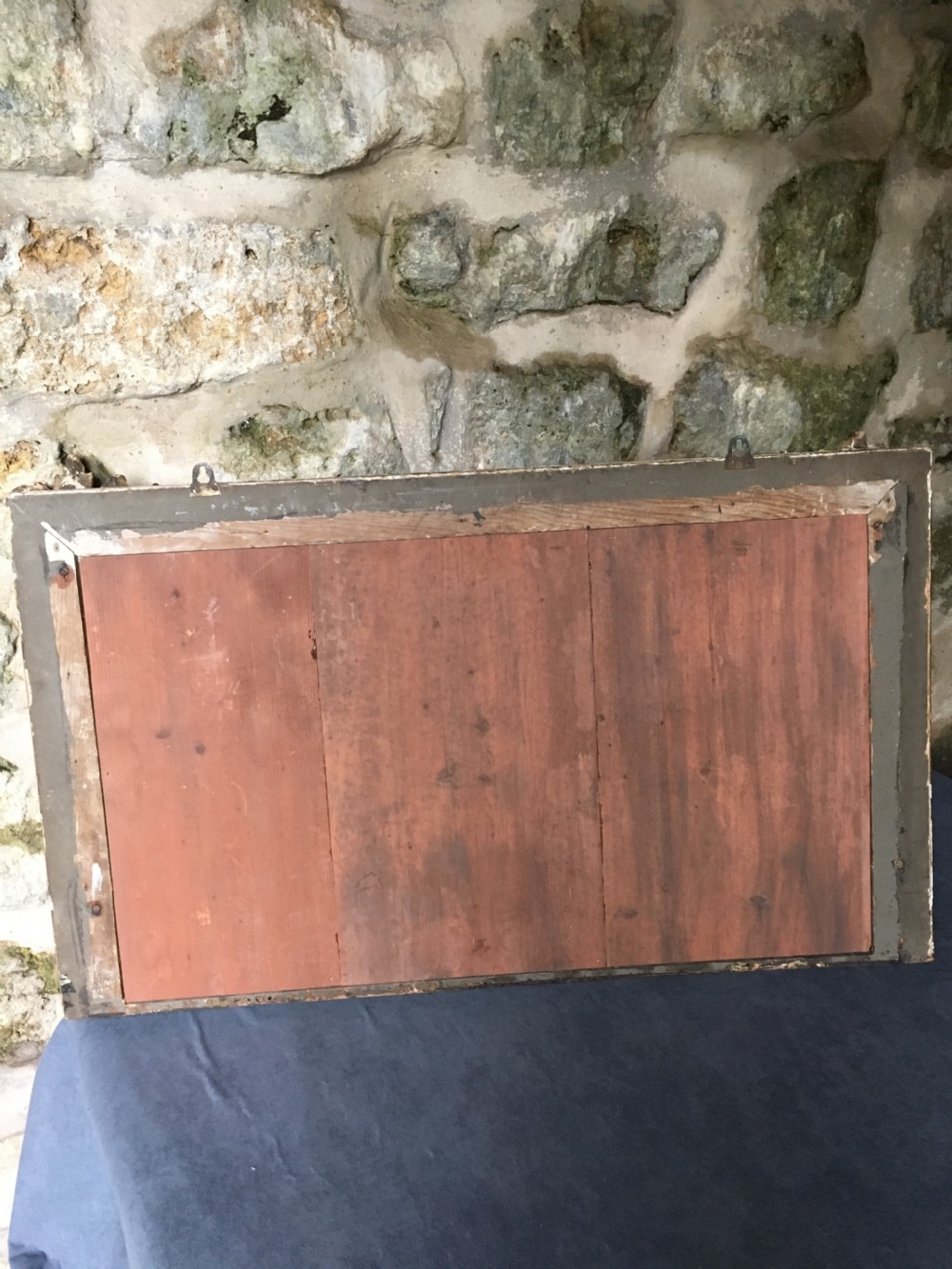 Small gilded overmantel mirror View XIX