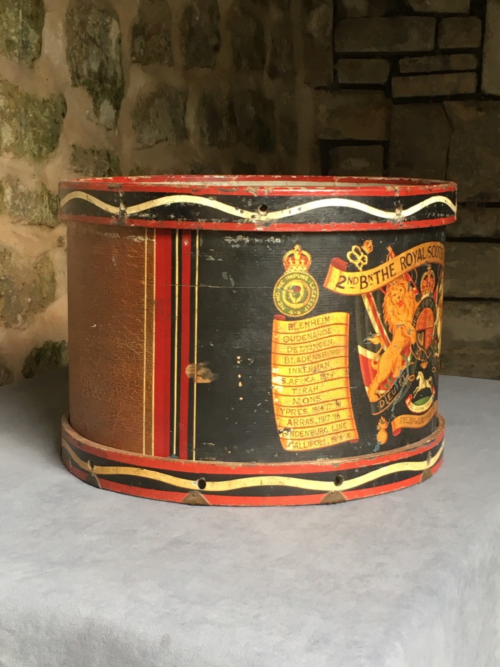 A stunning early c20th military drum View II