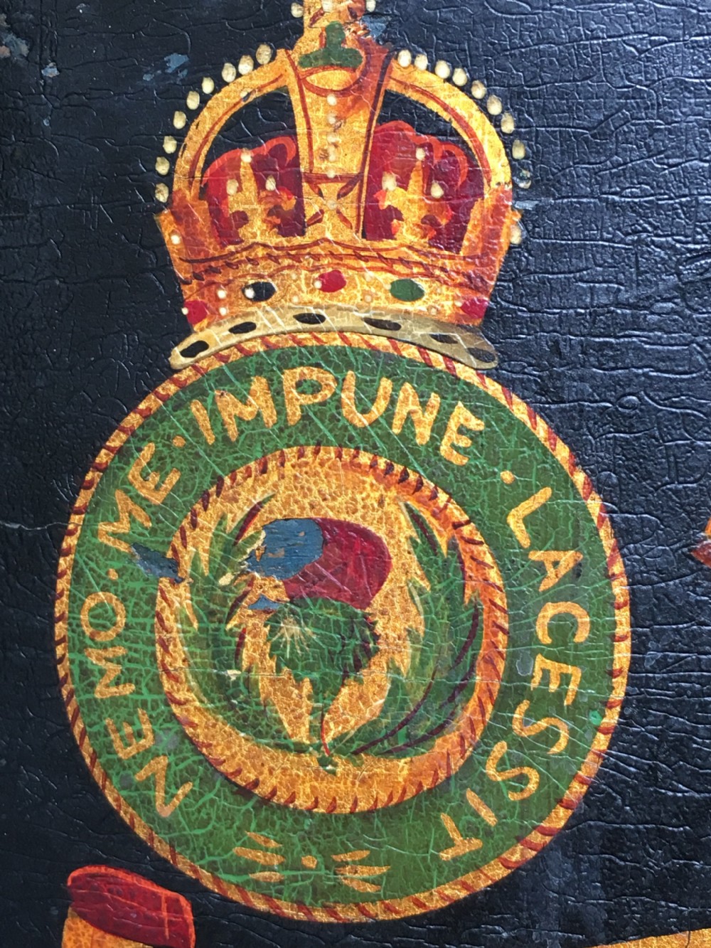 A stunning early c20th military drum View X