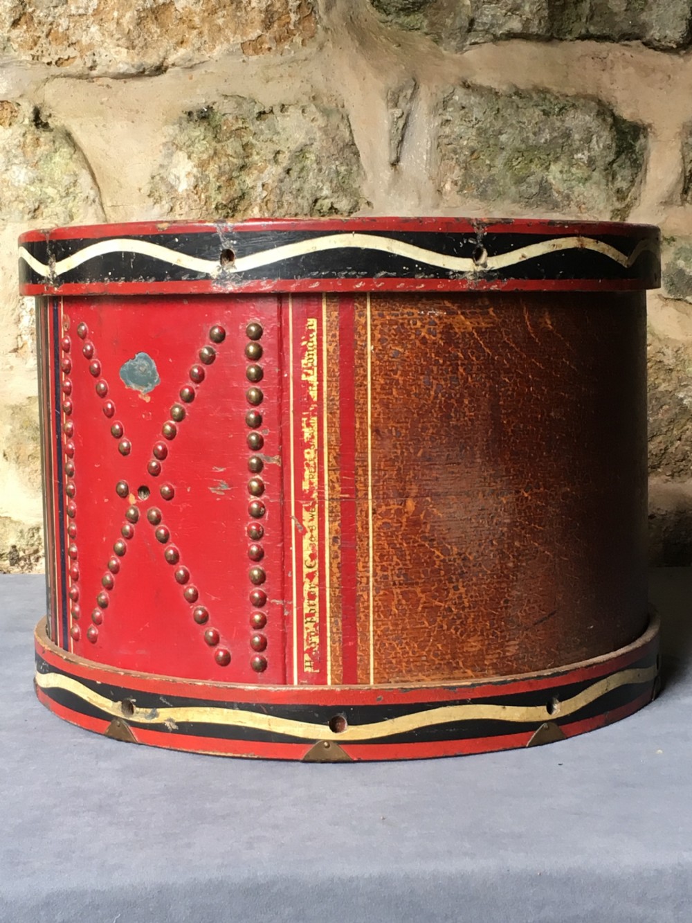 A stunning early c20th military drum View XI