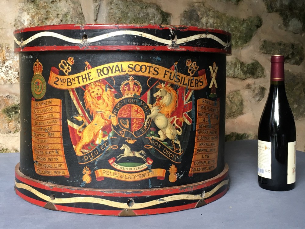 A stunning early c20th military drum View XVIII