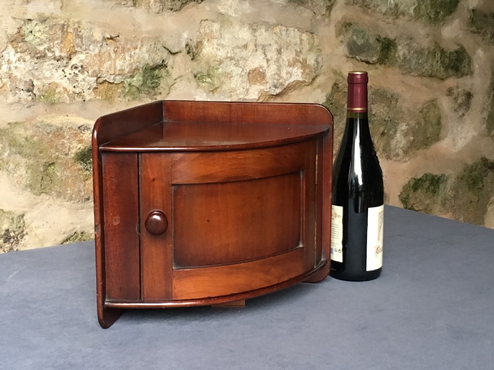 Small bow fronted corner cupboard  View II