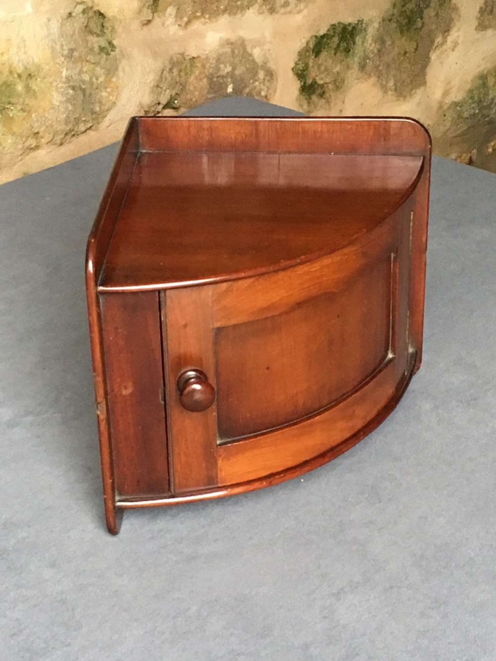 Small bow fronted corner cupboard  View V