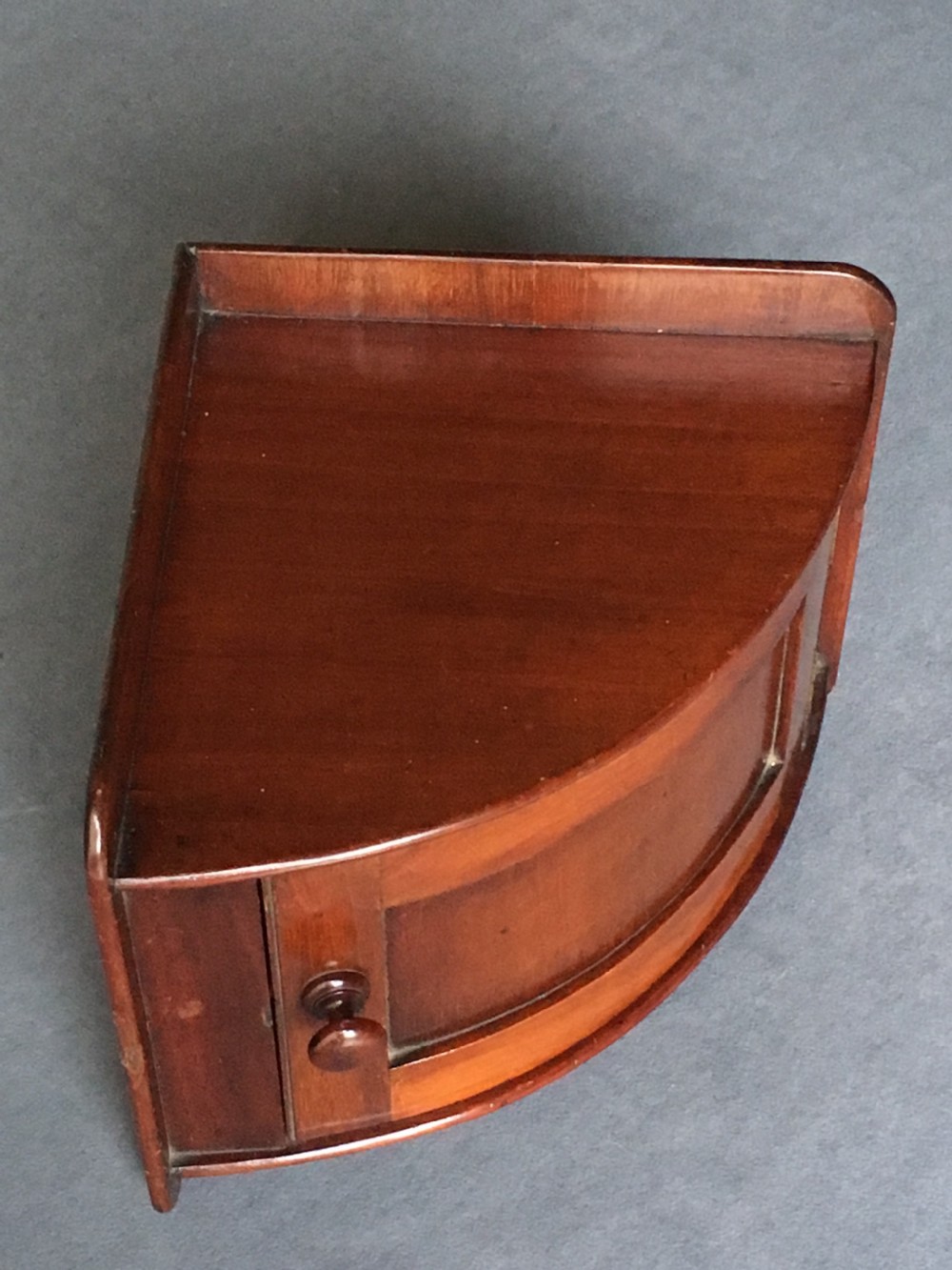 Small bow fronted corner cupboard  View VI