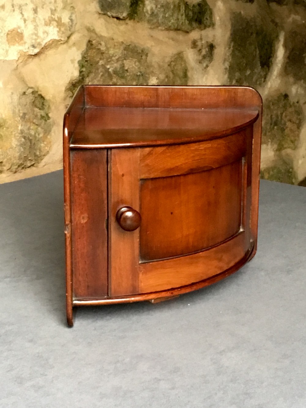 Small bow fronted corner cupboard  View VII