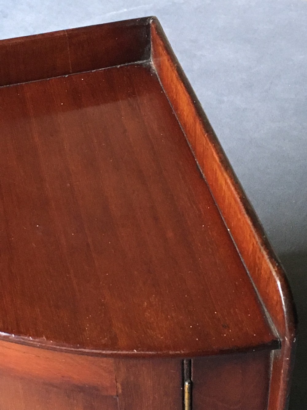 Small bow fronted corner cupboard  View IX