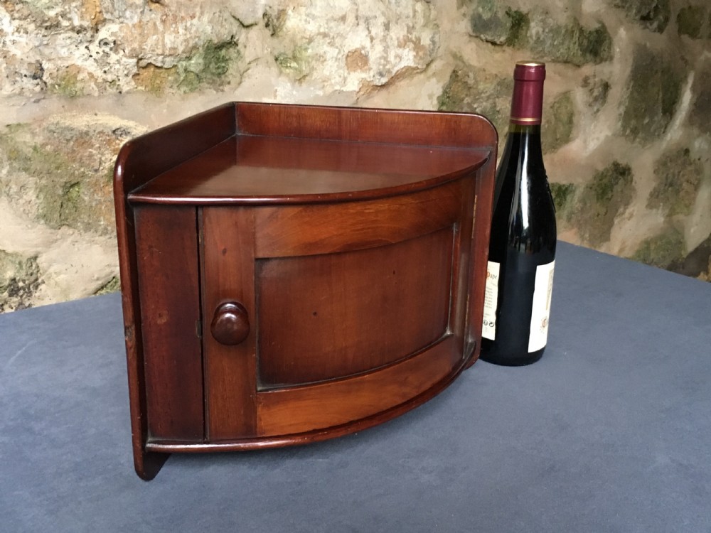 Small bow fronted corner cupboard  View XV