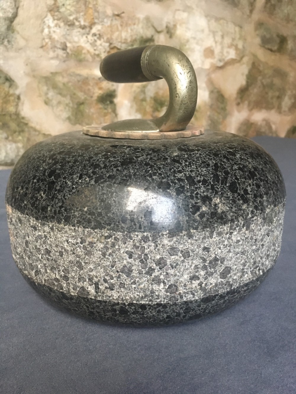 Beautiful Scottish curling stone View X